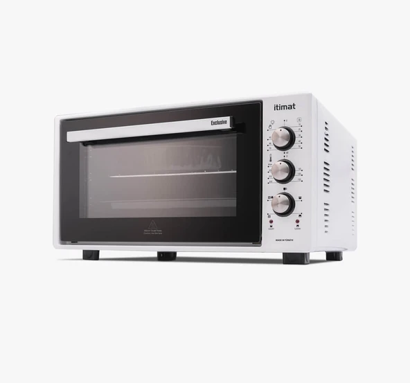 Itimat 8031 50LT Timerli Termostat Turbo Fanlı Çift Camlı Fırın