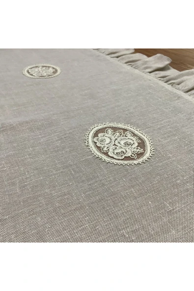 OYA home Dantelli & Fırfırlı Ranır -45*150 cm - 5