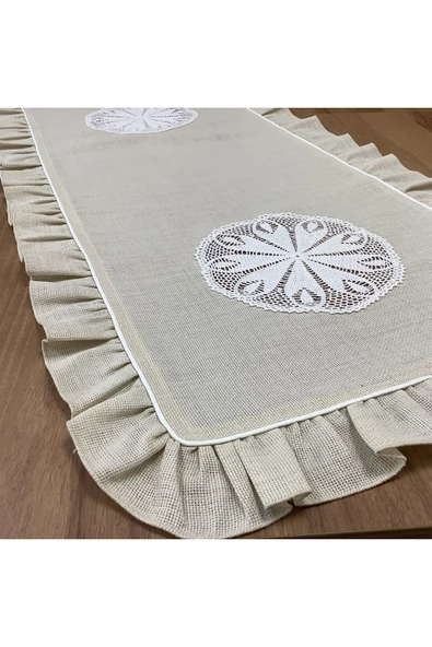 OYA home El Örme Dantelli Ranır - 45*150 cm ürün görseli