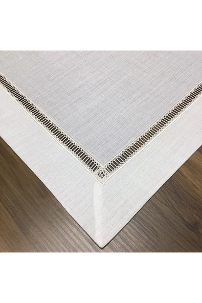 OYA home Kolber Detaylı Ranır Kırık Beyaz -45*150 Cm - 3