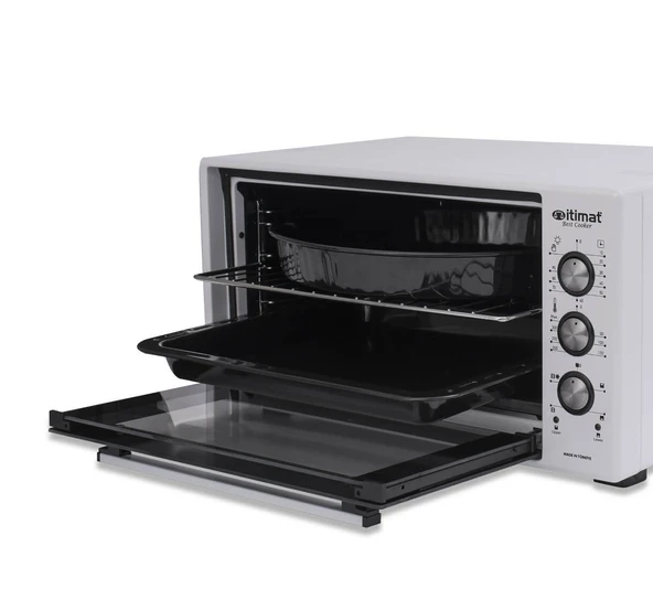 Itimat 8031 50LT Timerli Termostat Turbo Fanlı Çift Camlı Fırın - 4