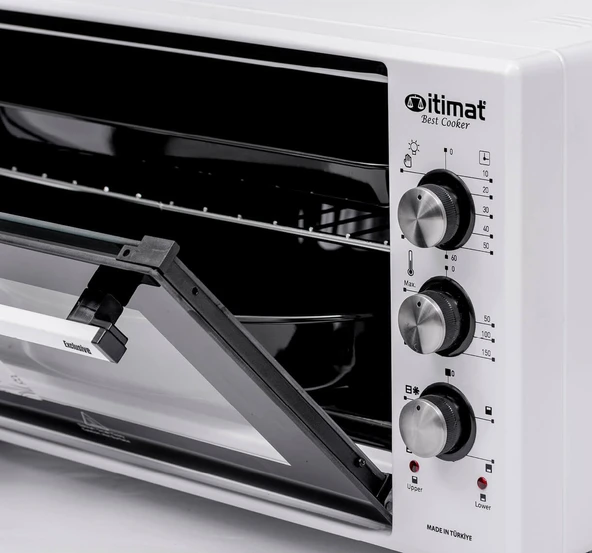 Itimat 8031 50LT Timerli Termostat Turbo Fanlı Çift Camlı Fırın - 6