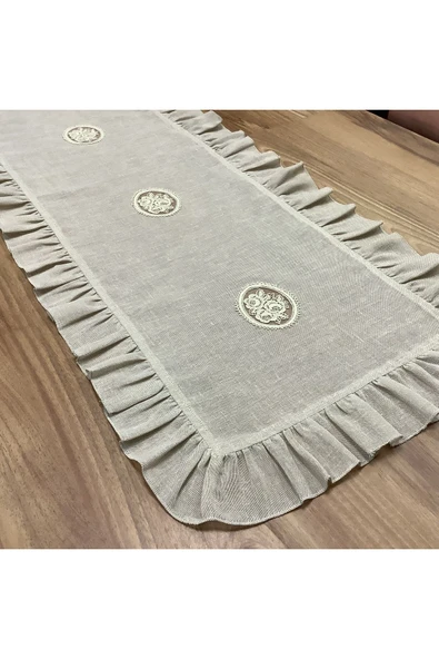OYA home Dantelli & Fırfırlı Ranır -45*150 cm - 4