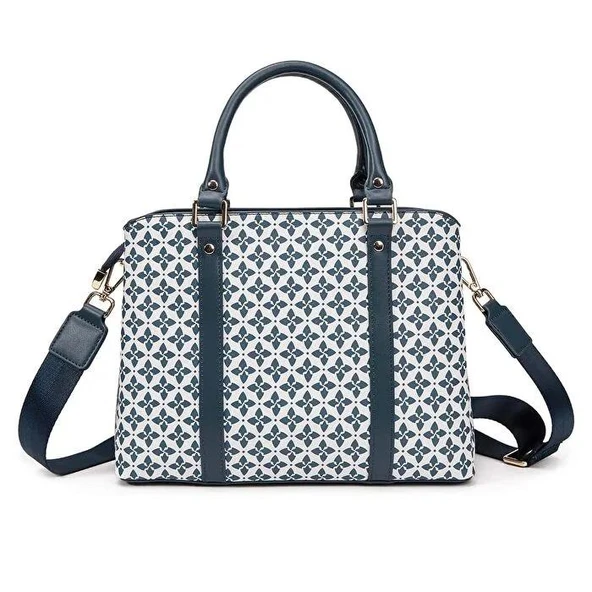 Laura Ashley LA0092010493-079 Lacivert-Beyaz Kadın Çanta - Resim 2