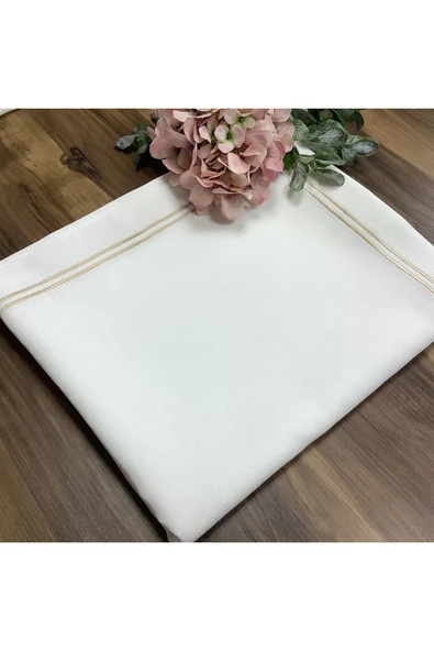 OYA home Çift Piko Detaylı Masa Örtüsü-160*260 cm