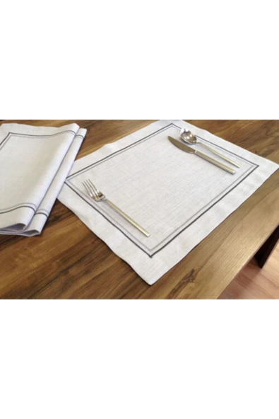 OYA home Gri Çift Pikolu Amerikan Servis Set -6 Lı ürün görseli