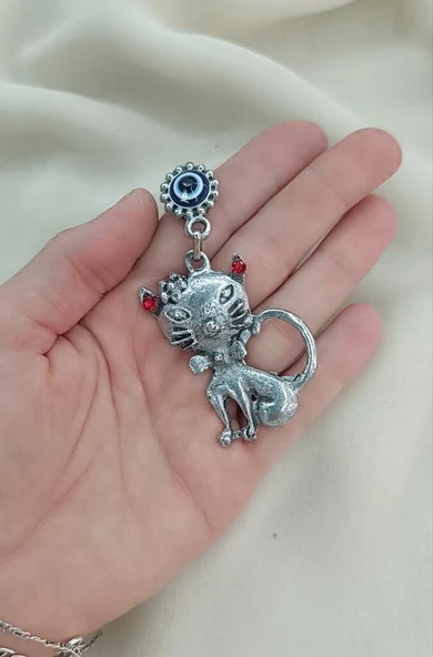 Magnet Kedi Metal Buzdolabı Süsü Mıknatıslı Mağnet - Resim 2