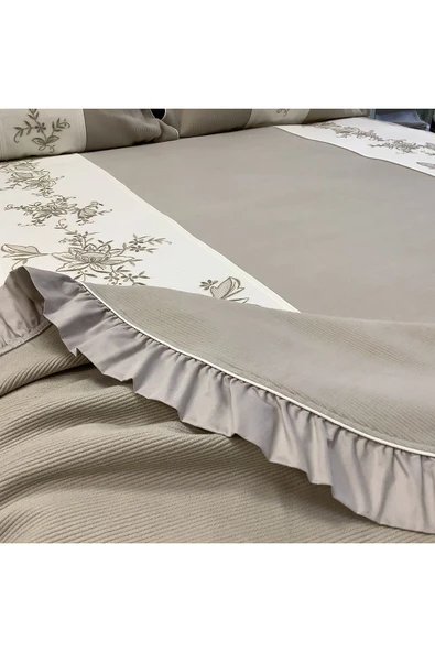 OYA home El İşlemeli Vizon Pike Takımı - 6 parça - 6