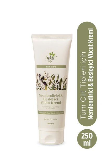 SELESTA LİFE Zeytinyağı, shea yağı, Zeytinyağı Özlü Nemlendirici & Besleyici Vücut Kremi Vücut Kremi 250 ml