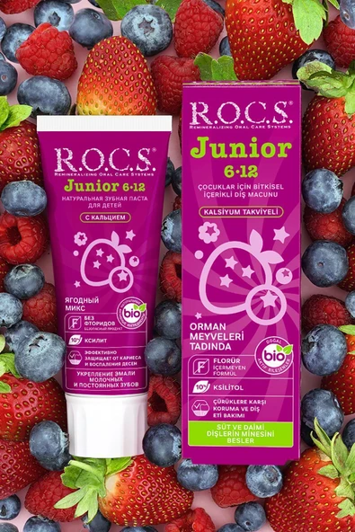 Rocs Junior 6-12 Orman Meyveli Özlü Diş Macunu 74 gr - 5