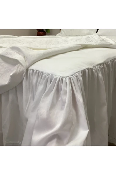 OYA home Fistolu Pamuk Saten Çarşaf - 4
