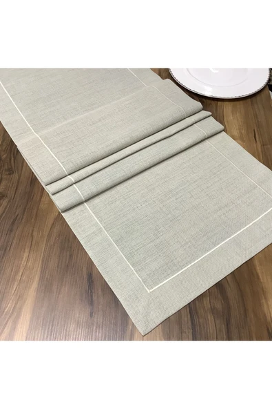 OYA home Taş Rengi Amerikan Servis (6)& Kahve Peçetesi (6) & Ranır (1) -13 Parça - 6