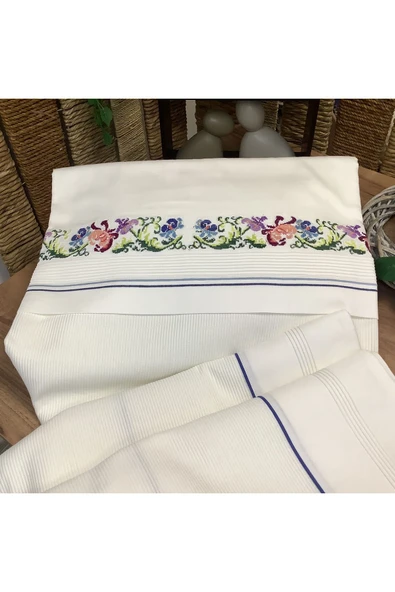 OYA home Kaneviçeli Pamuklu Tek Kişilik Pike Takımı -4 parça - 2