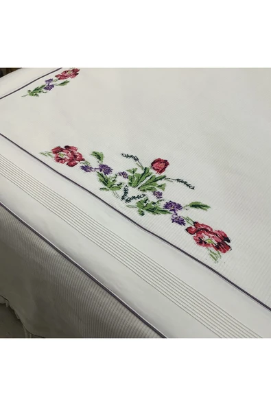 OYA home Kaneviçeli Pamuklu Pike Takımı -6 parça - 2