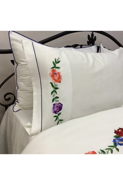 OYA home Kaneviçeli Pamuk Saten Nevresim Takımı -6 parça - 4