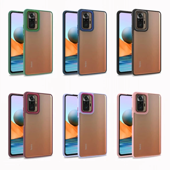 Xiaomi Redmi Note 10 Pro Kılıf Zore Flora Kapak - 3