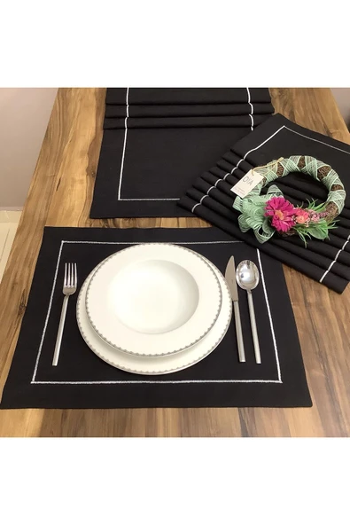 OYA home Gümüş Pikolu Amerikan Servis ( 8 ) & Ranır (1) Set - 9 parça - Resim 2