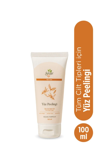 SELESTA LİFE Çay Ağacı Yağı, Yeşil Çay ve Aloe vera Yüz Peelingi 100 ml