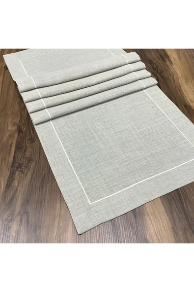 OYA home Taş Rengi Amerikan Servis(8)& Kaşıklık(8) & Ranır(1)- Set (17 Parça ) - Resim 5