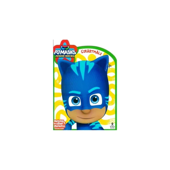 Pjmasks Baştan Sona Maskeli Çıkartmalı Boyama