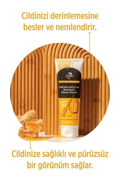 SELESTA LİFE Bal Ve Süt Özleri Nemlendirici Ve Besleyici Vücut Kremi 250 ml - 2