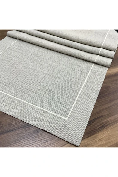 OYA home Taş Rengi Amerikan Servis (6) & Peçete (6) & Ranır (1) Set -13 Parça - Resim 3