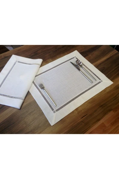 OYA home Kolber Detaylı Amerikan Servis -krem 6 Lı ürün görseli