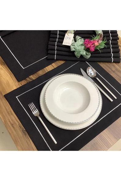 OYA home Gümüş Pikolu Amerikan Servis ( 8 ) & Ranır (1) Set - 9 parça
