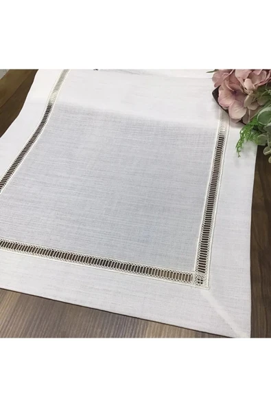 OYA home Kolber Detaylı Ranır (1) &1amerıkan Servis(6) & Peçete (6) Set -13 Parça - Resim 4