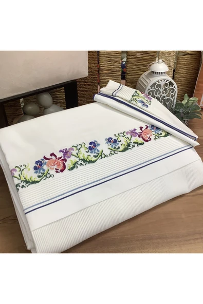 OYA home Kaneviçeli Pamuklu Tek Kişilik Pike Takımı -4 parça