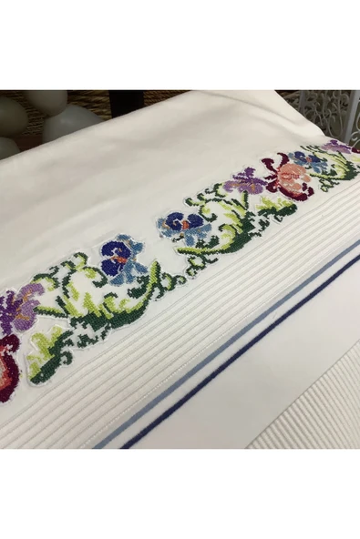 OYA home Kaneviçeli Pamuklu Tek Kişilik Pike Takımı -4 parça - 5