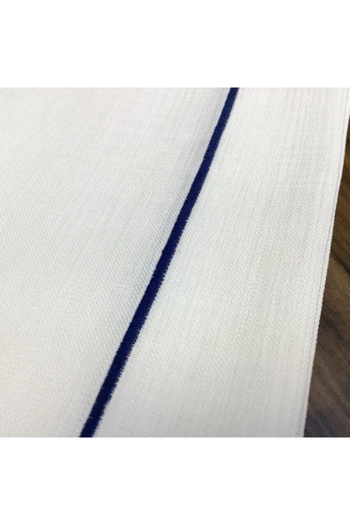 OYA home Mavi Piko Dikiş Detaylı Masa Örtüsü (1) & Peçete(8) Set -toplam 9 Parca - 6