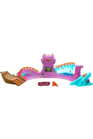 mattel Hot Wheels Skate Ahtapot Kaykay Parkı Oyun Seti | HMK01 - 2