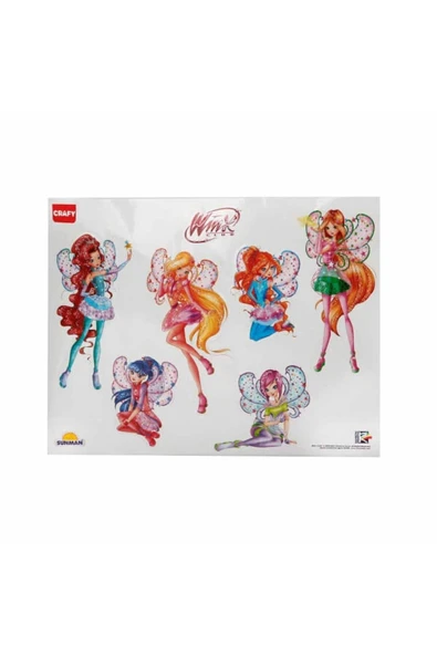 CRAFY Winx Sırt Çantalı Oyun Hamuru Seti 200 Gr. 18 Parça - 3