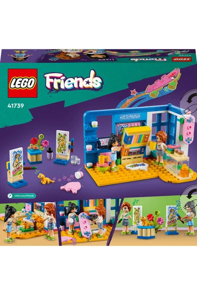 LEGO 41739 Lego Friends - Liannnın Odası 204 parça +6 yaş - 4