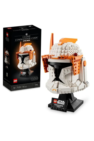 LEGO ® Star Wars™ Klon Komutanı Cody™ Kaskı 75350 - Yetişkinler için Yapım Seti (776 Parça)