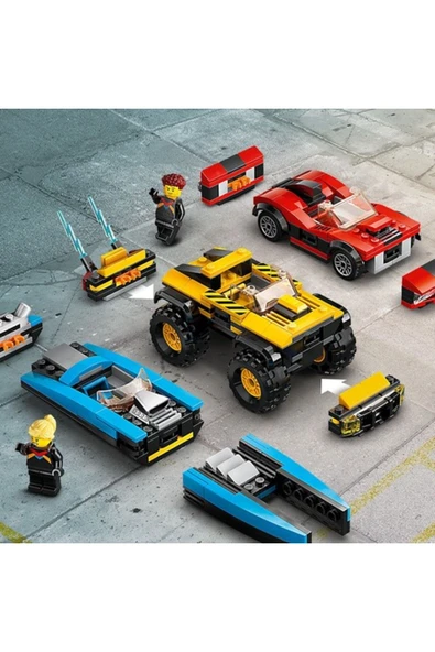 LEGO City 60395 Kombo Yarış Paketi (362 Parça) - 7