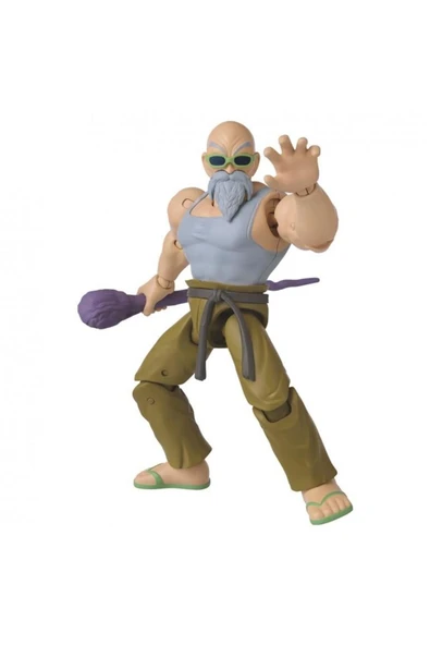 BANDAI Dragon Ball 16 cm Poz Verilebilir Figür Mutenroshi - Dragon Stars Serisi 36782 - 2