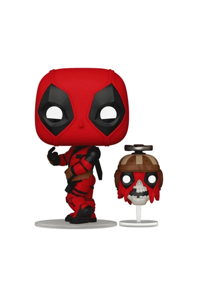 Funko Pop - Deadpool & Wolverine 2024 - Deadpool with Headpool Figür - 2