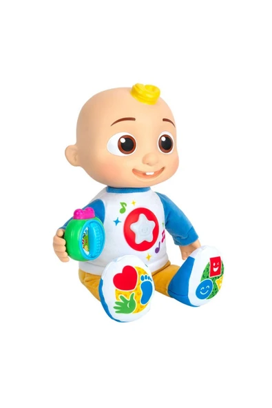 GIOCHI PREZIOSI Coco-melon Eğitici Sesli Discover Play JJ Doll Etkileşimli Elektronik Bebek