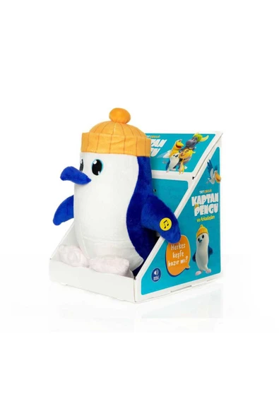 Adel Kaptan Pengu Peluş - Sesli - 6