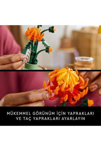LEGO ® Botanicals Krizantem 10368 - 18+ Yaratıcı Model Yapım Seti (278 Parça) - 7