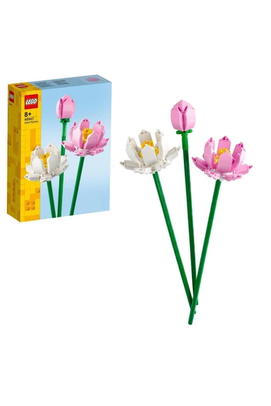 LEGO ® Botanicals Lotus Çiçekleri 40647 - 8+ Çiçek Model Yapım Seti (220 Pr)