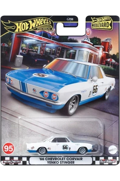 HOT WHEELS Boulevard Premium Araçlar GJT68 - HRT69 66 Chevrolet Corvaır Yenko Stınger - 3