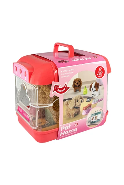 Vardem Hareketli Köpek ve Işıklı Sesli Şeffaf Kafes Seti - 2