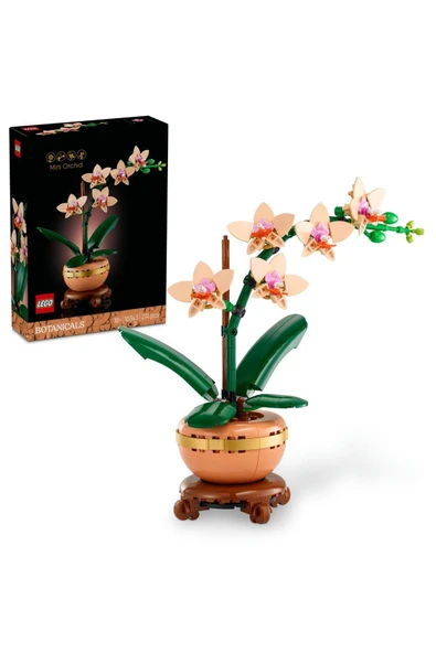 LEGO ® Botanicals Mini Orkide 10343 - 18+ Çiçek Model Yapım Seti (274 Parça)