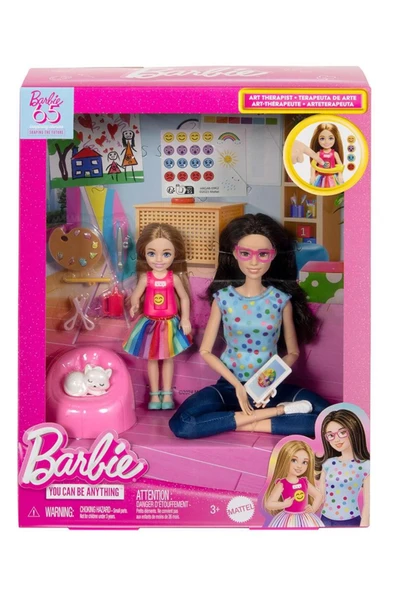 Barbie ve Chelsea Sanat Atölyesi Oyun Seti HRG48