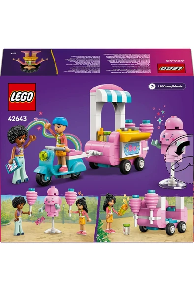 LEGO ® Friends Pamuk Şeker Standı ve Scooter 42643 - 6+ Oyuncak Yapım Seti (110 Parça) - 4