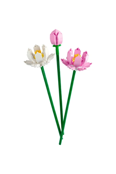 LEGO ® Botanicals Lotus Çiçekleri 40647 - 8+ Çiçek Model Yapım Seti (220 Pr) - 5