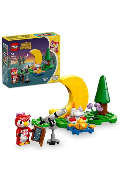 LEGO ® Animal Crossing™ Celeste ile Yıldız Gözlemleme 77053 - 6+ Oyuncak Yapım Seti (78 Parça)